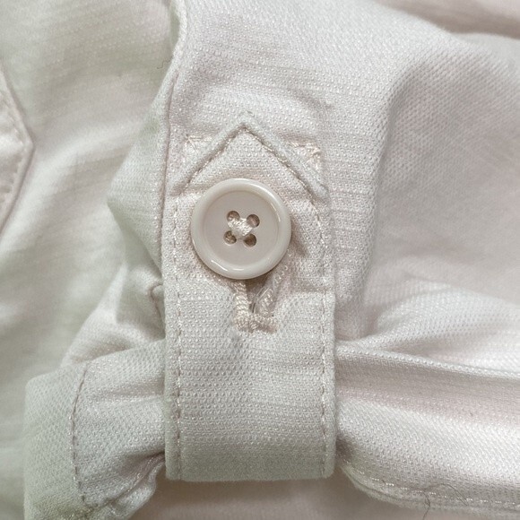 Talbots "Easy Slim Leg Crop Pants" Pull On Elastic Drawstring Button Tab Cuffs - Picture 11 of 16